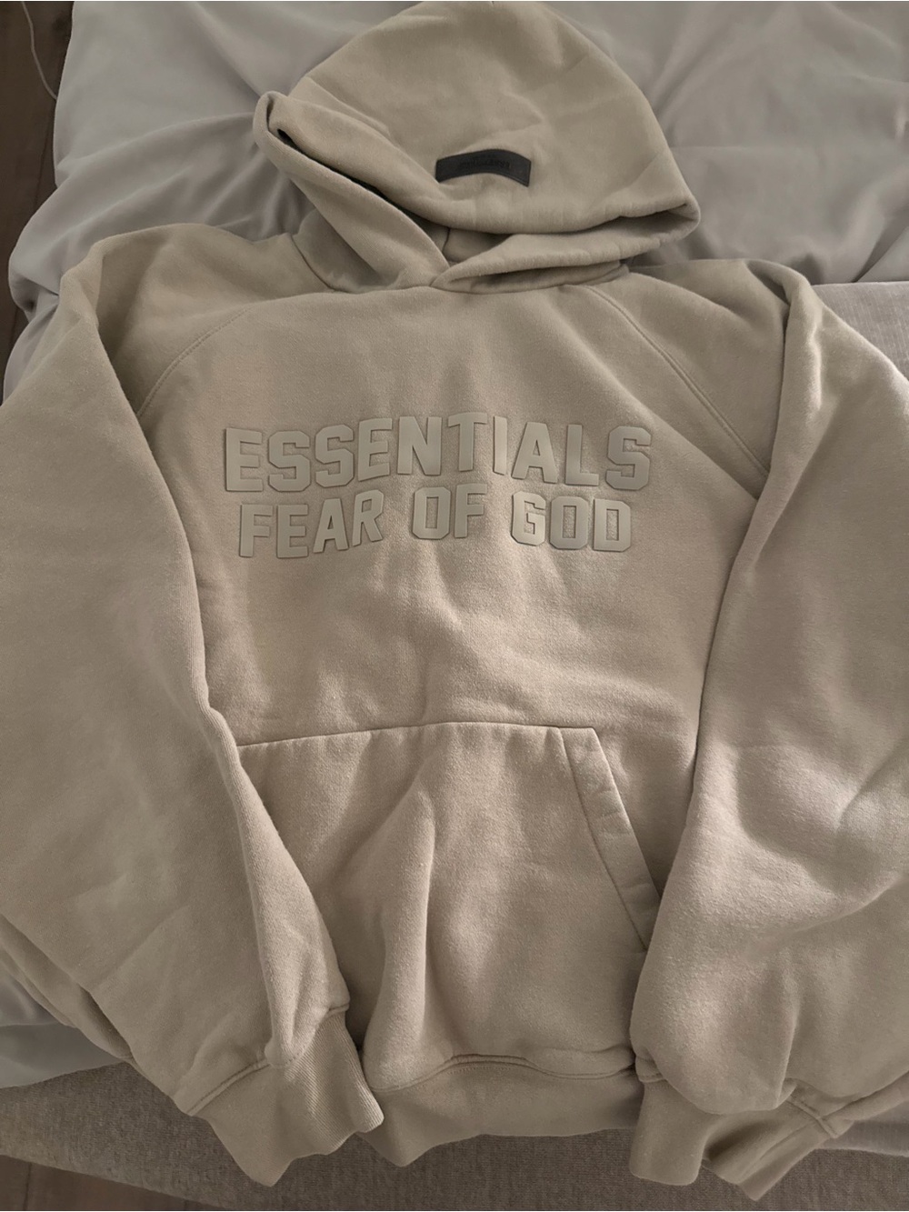 Fear of God Essentials Men's Hooded Pullover - Beige